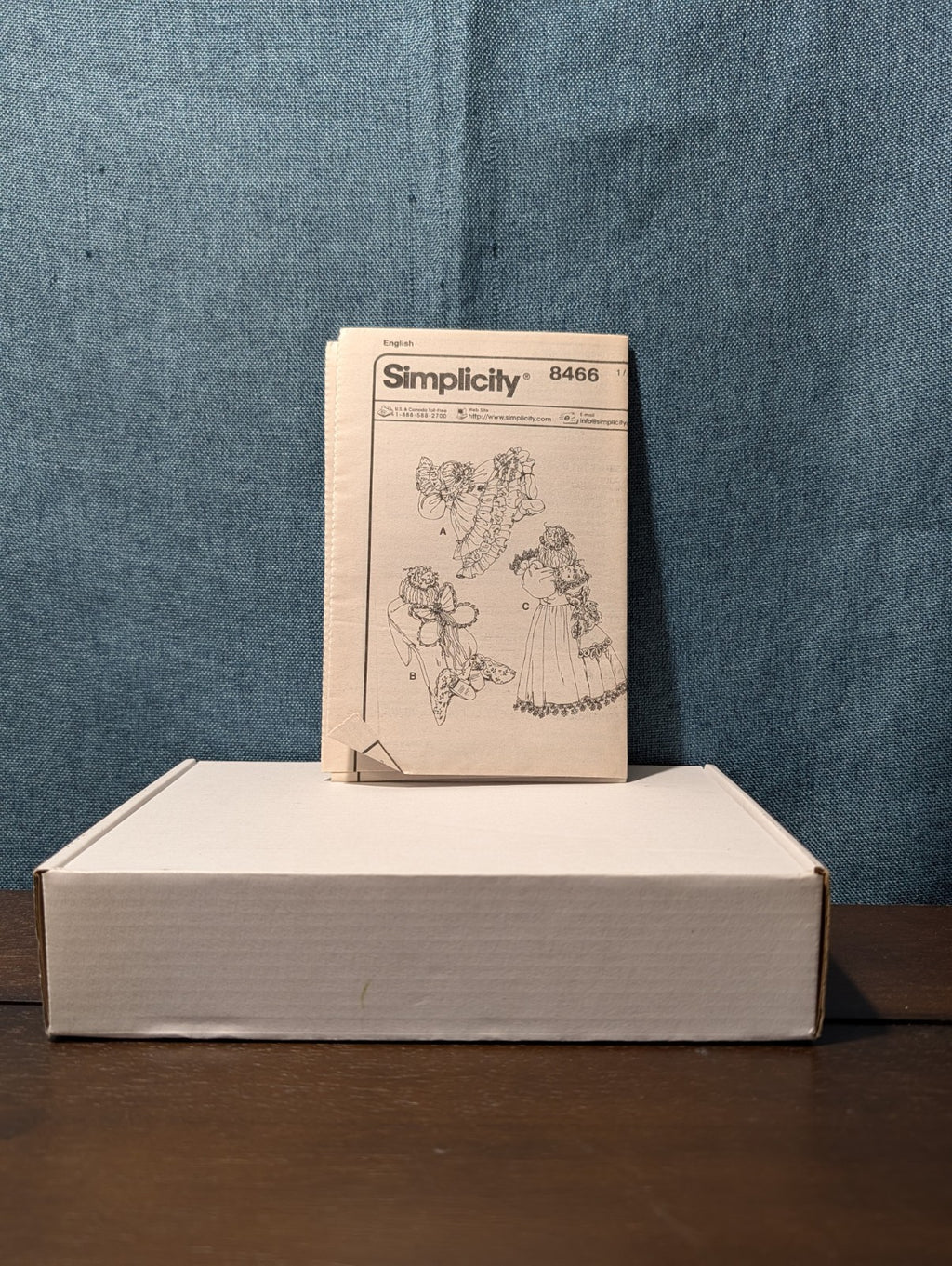 Simplicity 8466 Walnut Creek Hide&Seek Doll Pattern 98 Topsy Turvy 3 Sizes Uncut