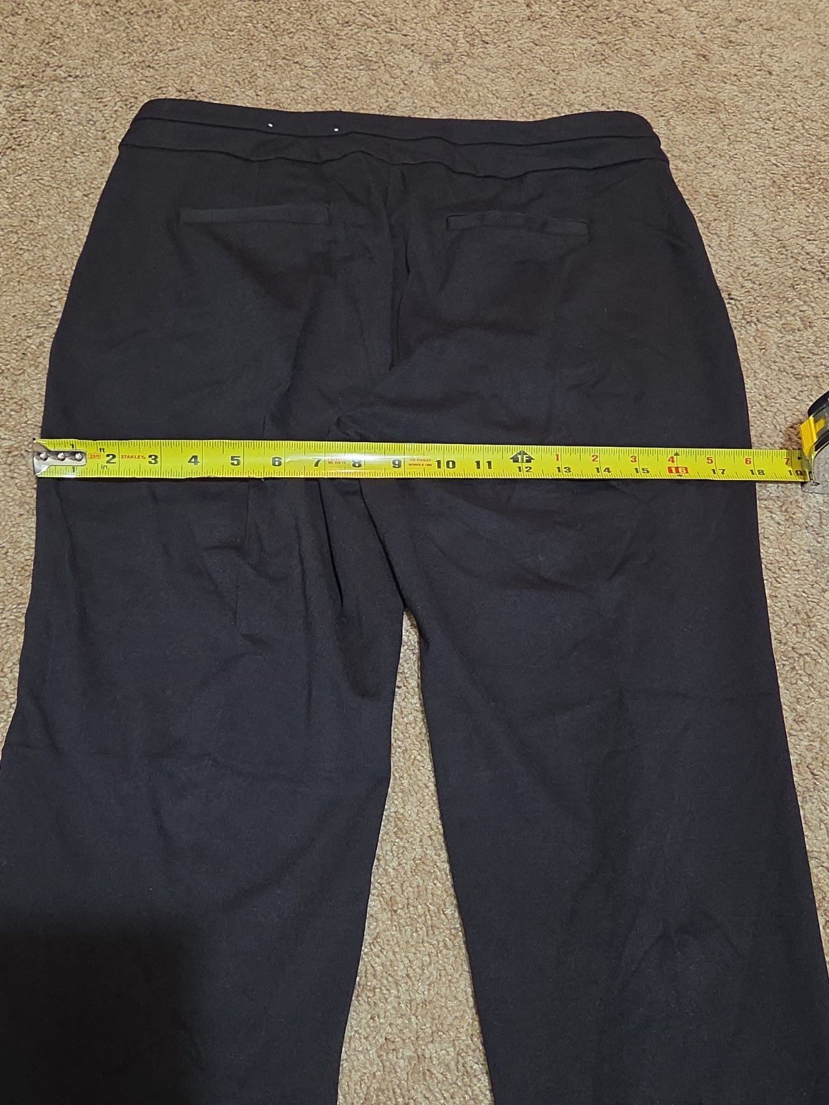 Cato Black Slacks Womens MP Classic Stretch Pull On Pants Comfort