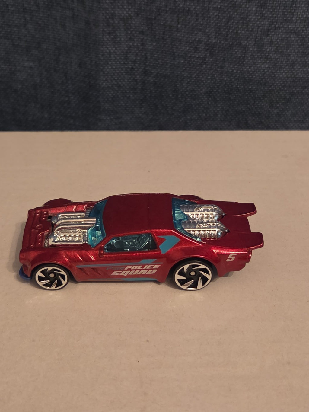 Hot Wheels Night Shifter Police Squad Red Metallic  HW City Loose 1:64 Car