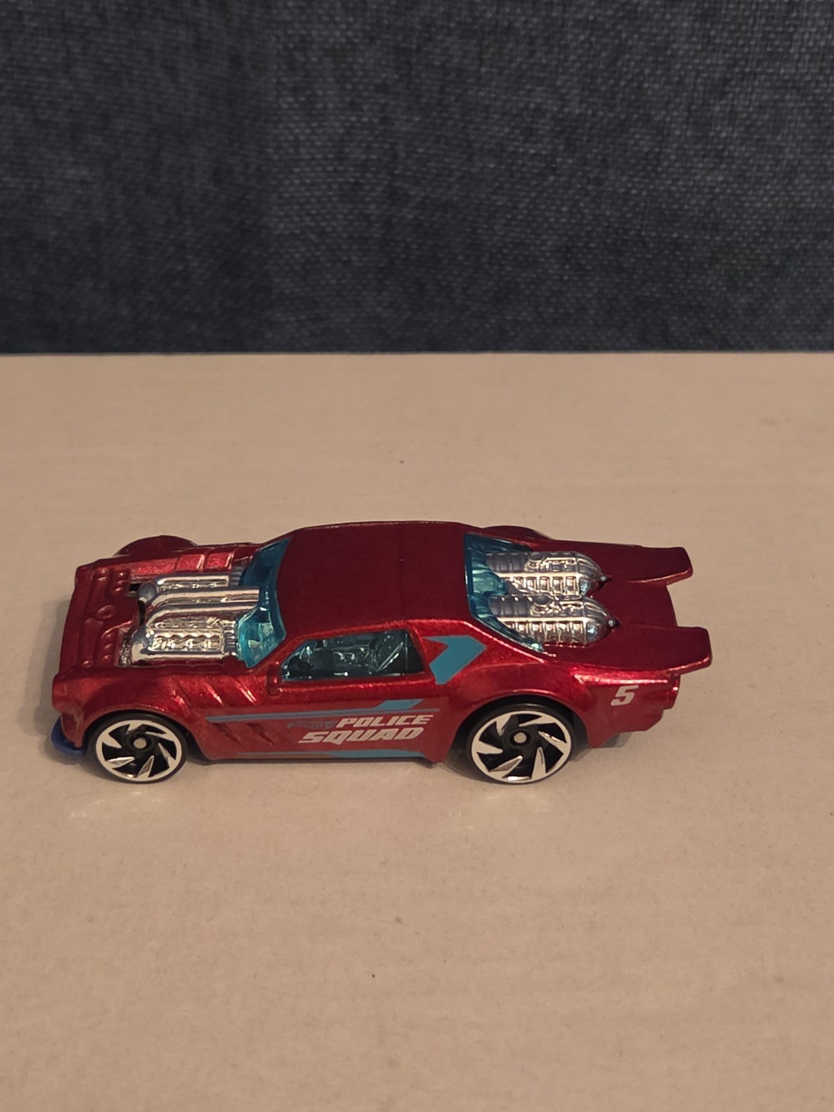 Hot Wheels Night Shifter Police Squad Red Metallic  HW City Loose 1:64 Car