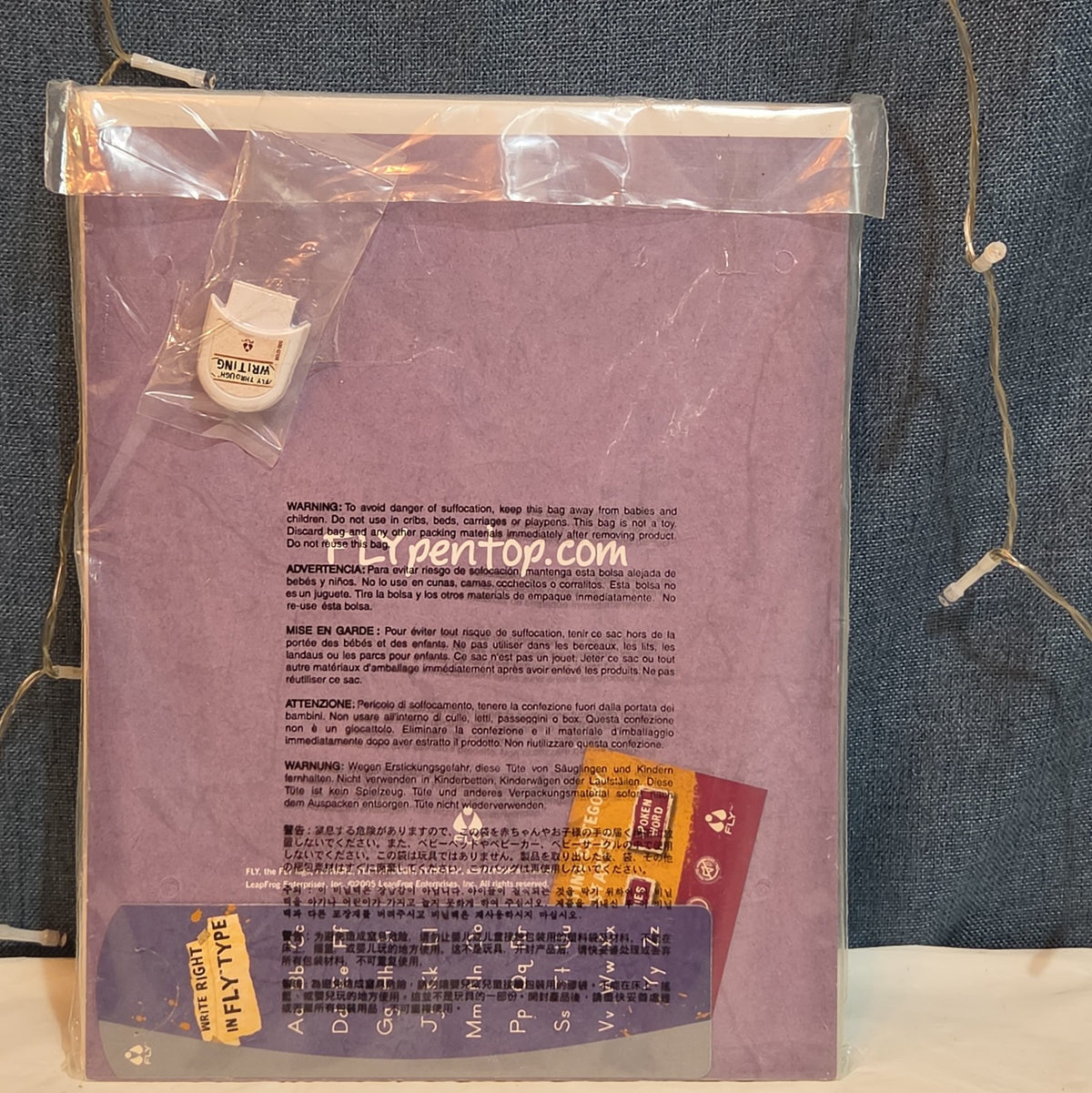 LeapFrog FLY Pentop Writer's Toolbox Cartridge Notebook 2005 Y2K Tech Sealed