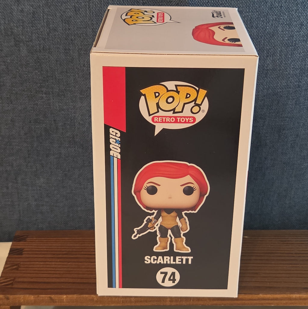 Funko Pop Retro Toys G.I. Joe Scarlett #74 New in Box with Protector