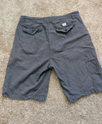 Quiksilver Edition Mens Shorts 34 Gray Micro Check Bermuda Walk Flat Front VTG
