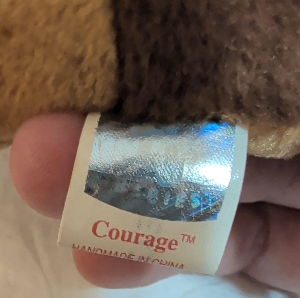 Ty Beanie Baby Courage German Shepherd Flag Plush