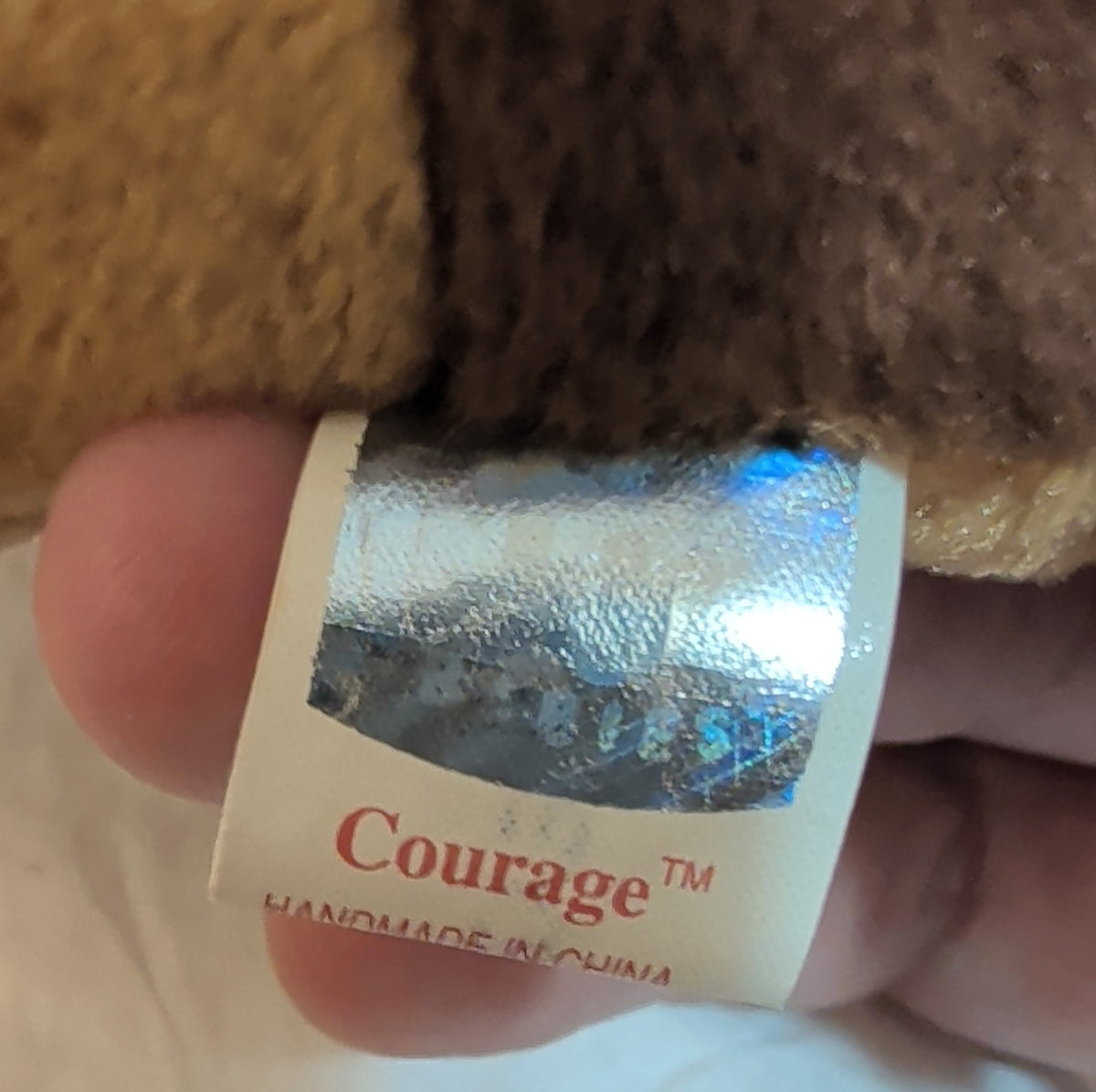 Ty Beanie Baby Courage German Shepherd Flag Plush