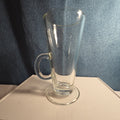 Clear Glass Irish Coffee Mug 6" Footed Latte Hot Toddy Cafe Cup Replacement