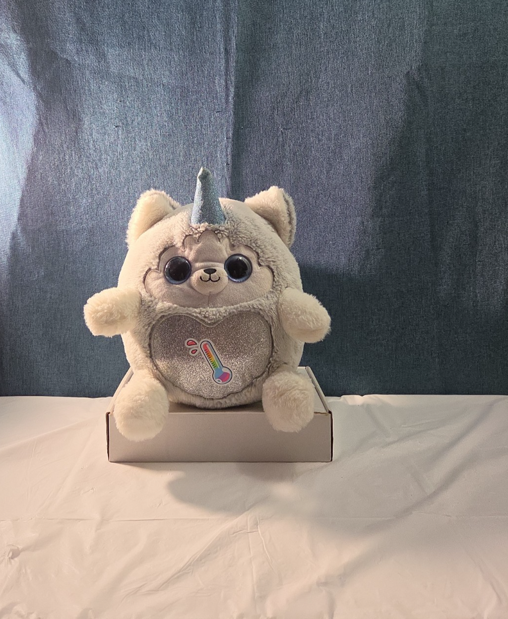 ZURU Rainbocorn Puppycorn Rescue Husky Plush 10" Houdini Thermometer