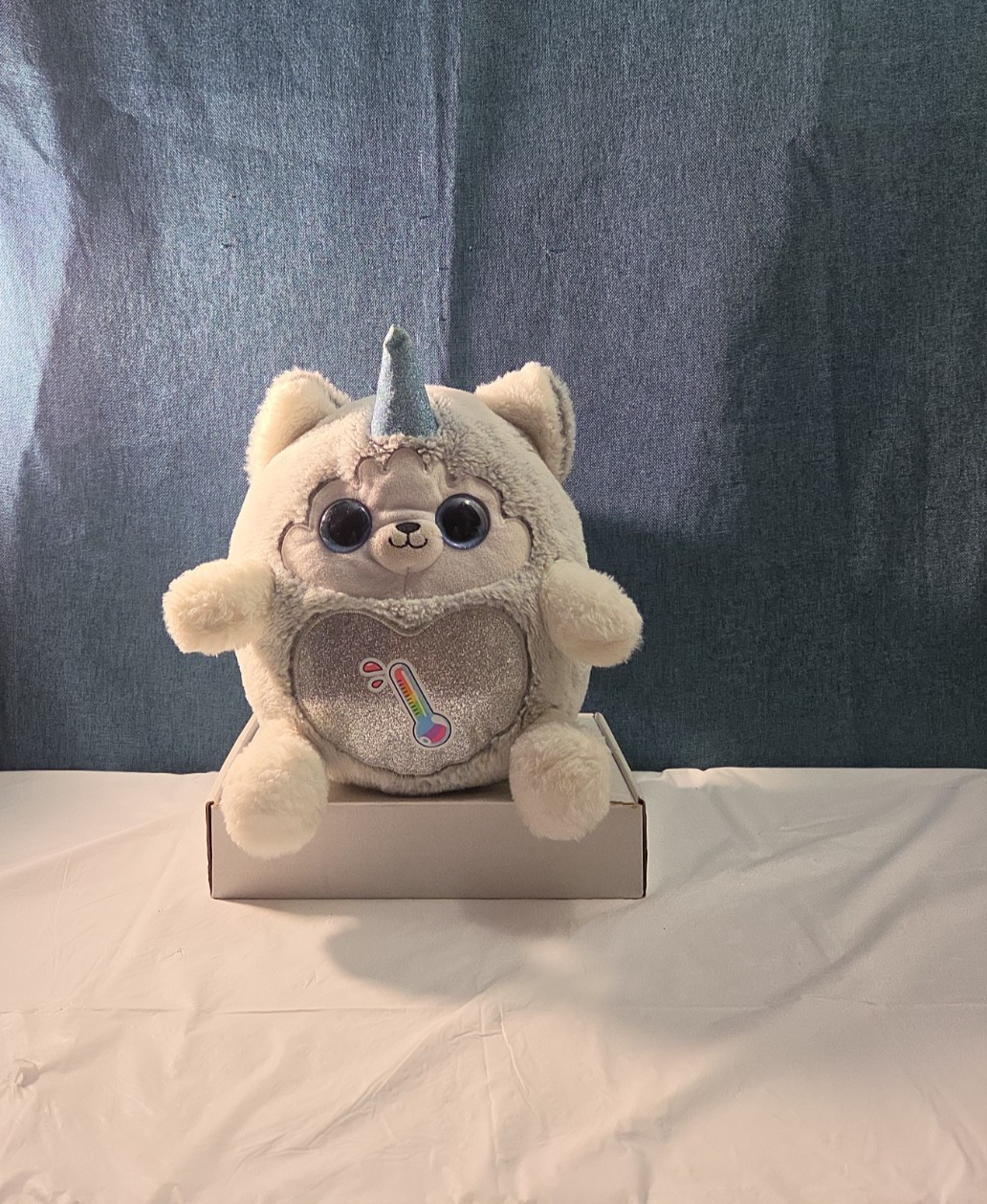 ZURU Rainbocorn Puppycorn Rescue Husky Plush 10" Houdini Thermometer