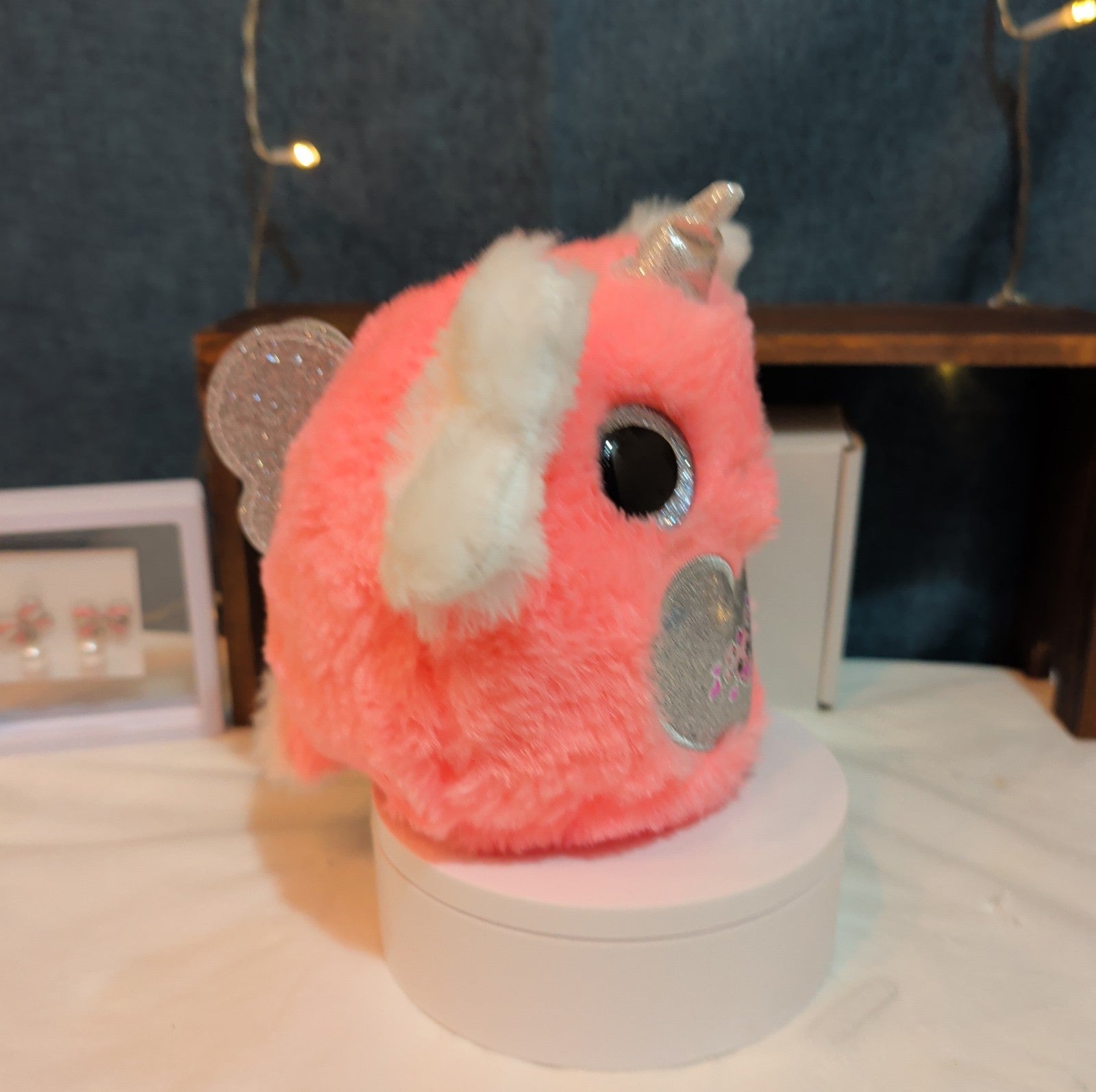 Zuru Rainbocorns Kittycorn 4" Pink Plush Sparkle Wings Y2K