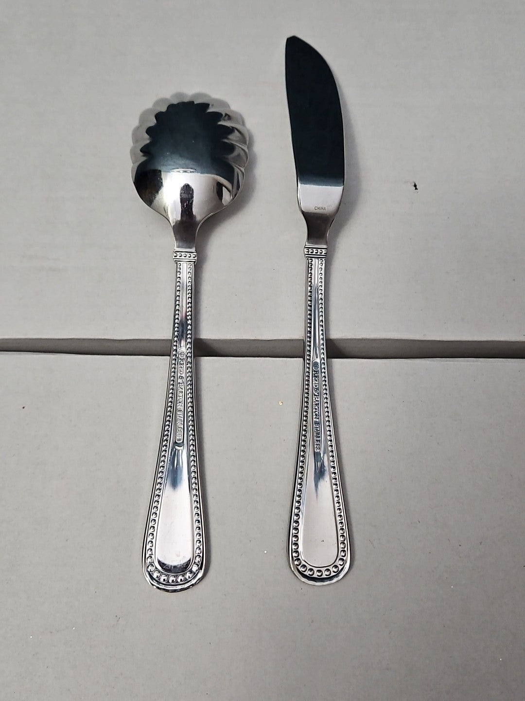 Reed & Barton KENDALL 5-Piece Serving Set | Hostess Host Set | 18/10 Stainless