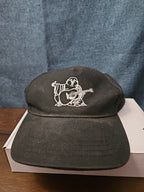 True Religion Hat Black Baseball Cap Buddha Design Adjustable Snapback Mens