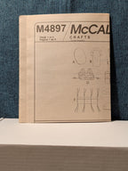 McCall's M4897 Nursery Decor Pattern 2005 Crib Organizer Diaper Stacker UNCUT