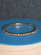 Crystal Bracelet Bangle Stretch Bling Single Row Rhinestones Bracelets For Women