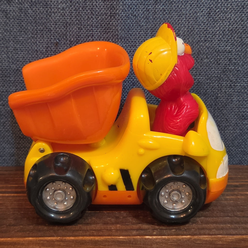 Sesame Street Elmo Dump Truck Plastic Construction Toy 2001