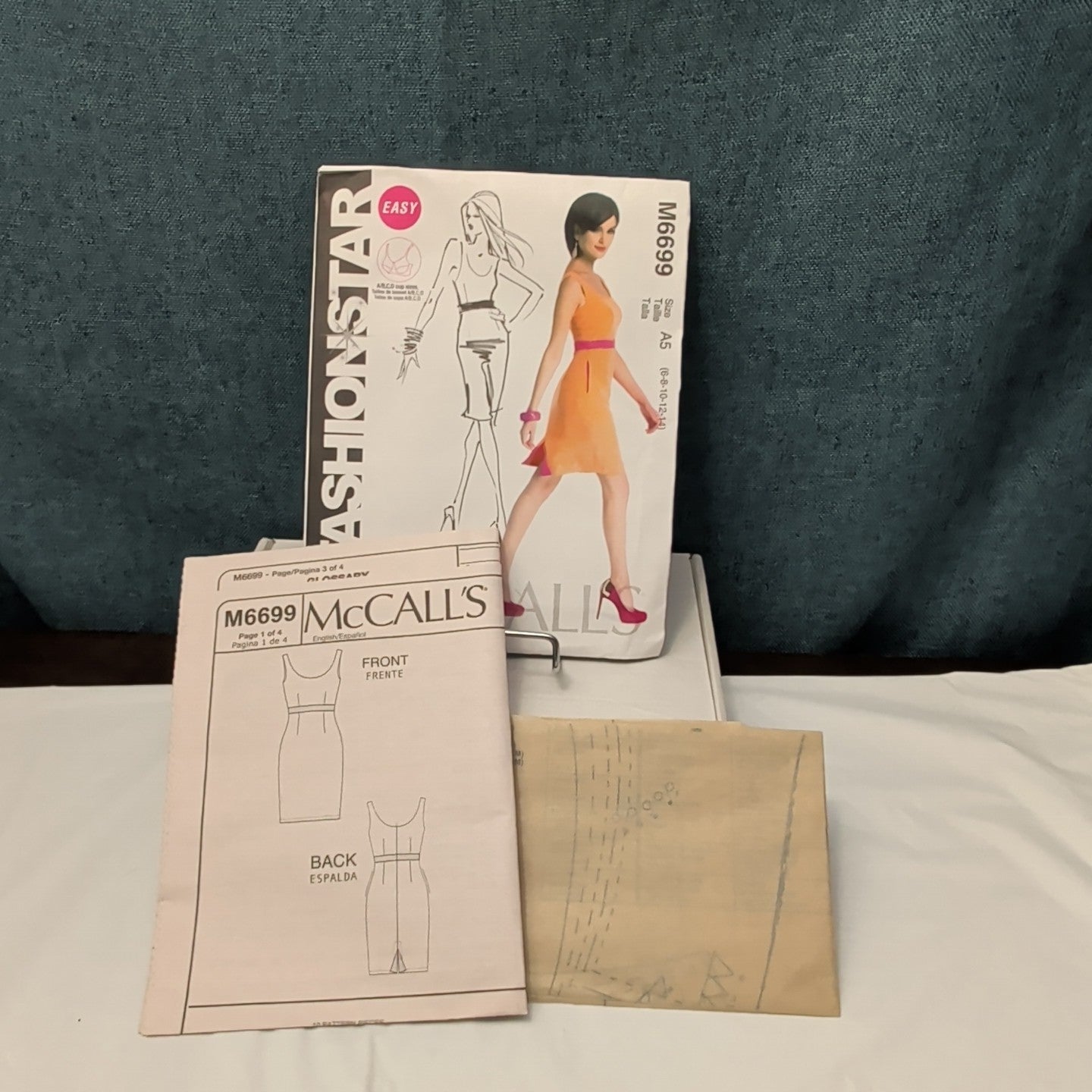 McCALL’S M6699 Fashion Star Dress Pattern | Sizes 6-14 UNCUT | Custom Cup Sizes