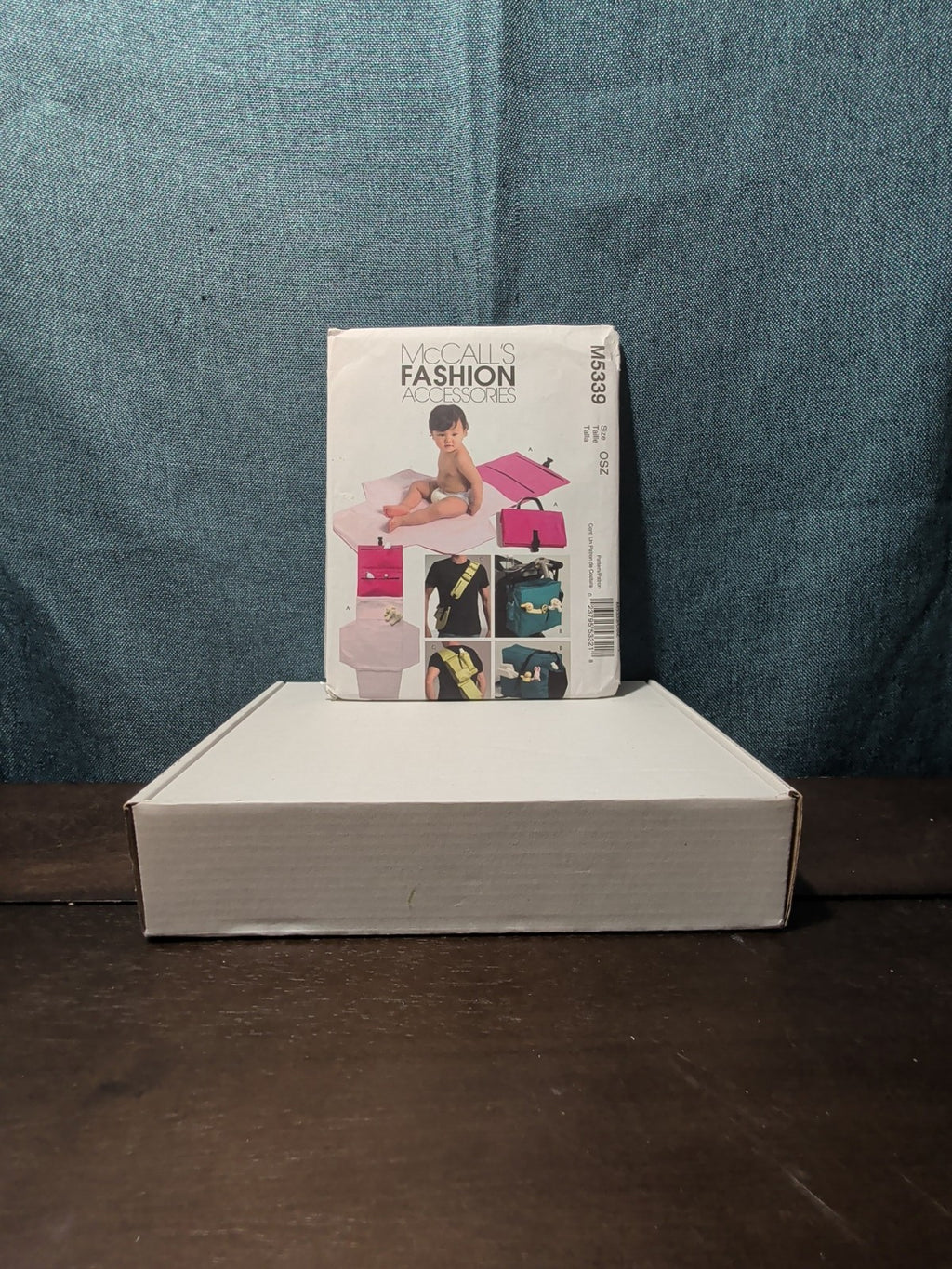McCall's M5339 Diaper Bag Pattern 2007 Tote Changing Mat Bottle Bag UNCUT Kit