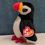 Ty Beanie Baby Puffer Puffin Bird 1997 Retired MWMT P.E. Pellets Authentic 90s