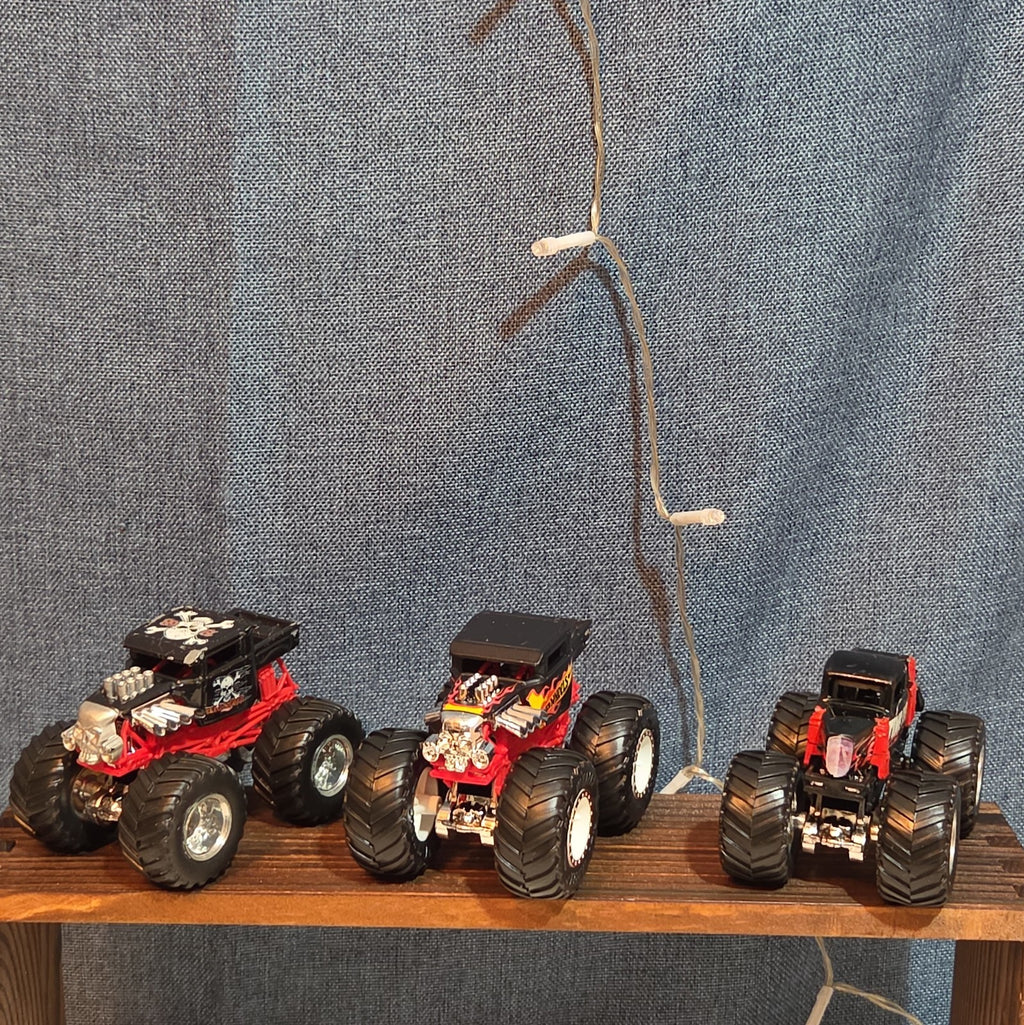 Hot Wheels Monster Jam Bone Shaker Time Flys Lot 3 Diecast Y2K