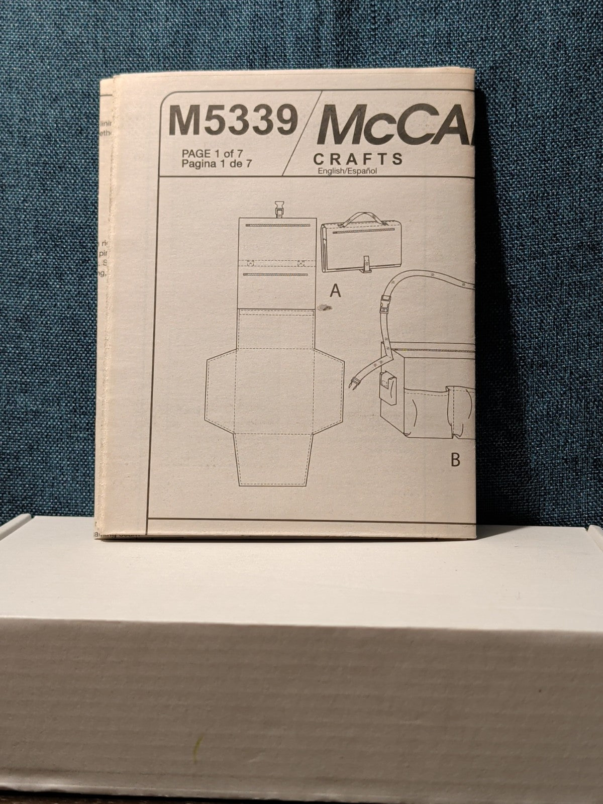 McCall's M5339 Diaper Bag Pattern 2007 Tote Changing Mat Bottle Bag UNCUT Kit