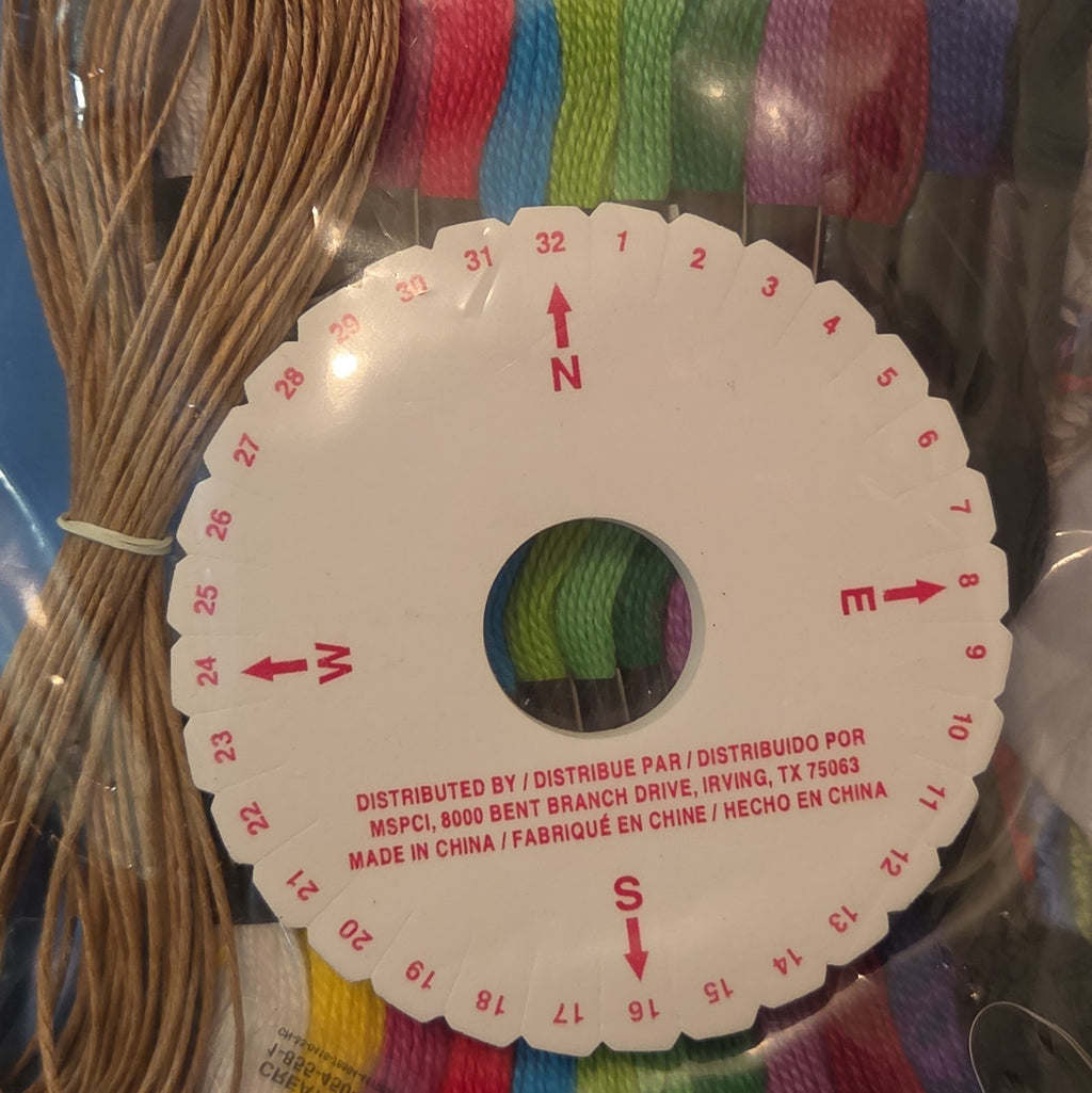 Creatology Friendship Bracelet Kit 15Pc Floss Hemp Wheel Y2K Craft