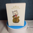 Hallmark Keepsake Jingle Husky Pup Sack Ornament 2011