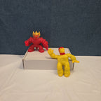 Goo Jit Zu Heroes Marvel Set of 4 Hulk Iron Man Pantaro Blazagon Squishy Toy