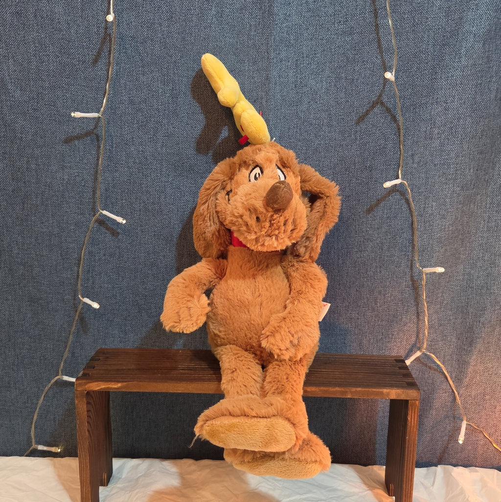 Aurora Dr Seuss Max Dog Grinch Antler Plush