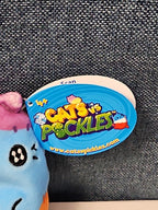 Cats vs Pickles Stitches #503 | Fuchsia Series Bean Plush | Blue Patchy Cat