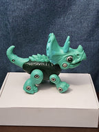 Take Apart Dinosaur Triceratops Figure Only | Green DIY Building Toy