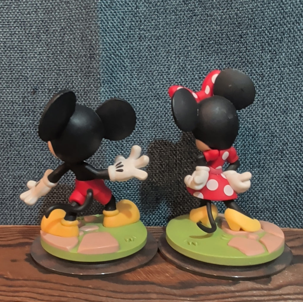 Disney Infinity 3.0 Mickey Minnie Mouse 2 Figure Lot PVC Loose