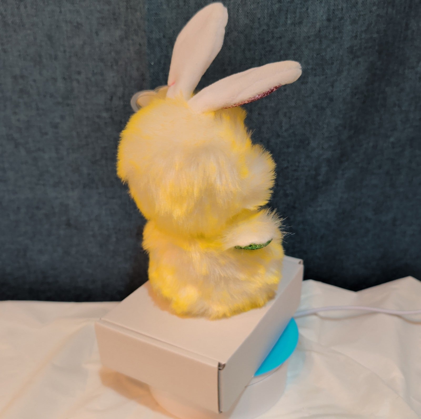 Ty Beanie Boos Coop The Easter Chick Bunny Ears Plush 6" Glitter Eyes NWT