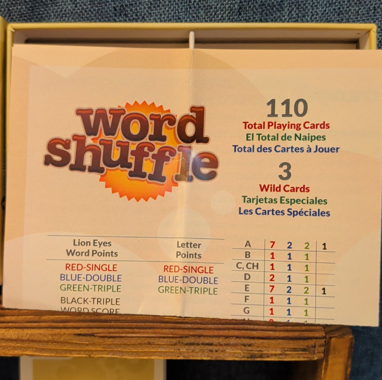 Breaking Games Word Shuffle Card Game 2016 Complete 852468006083
