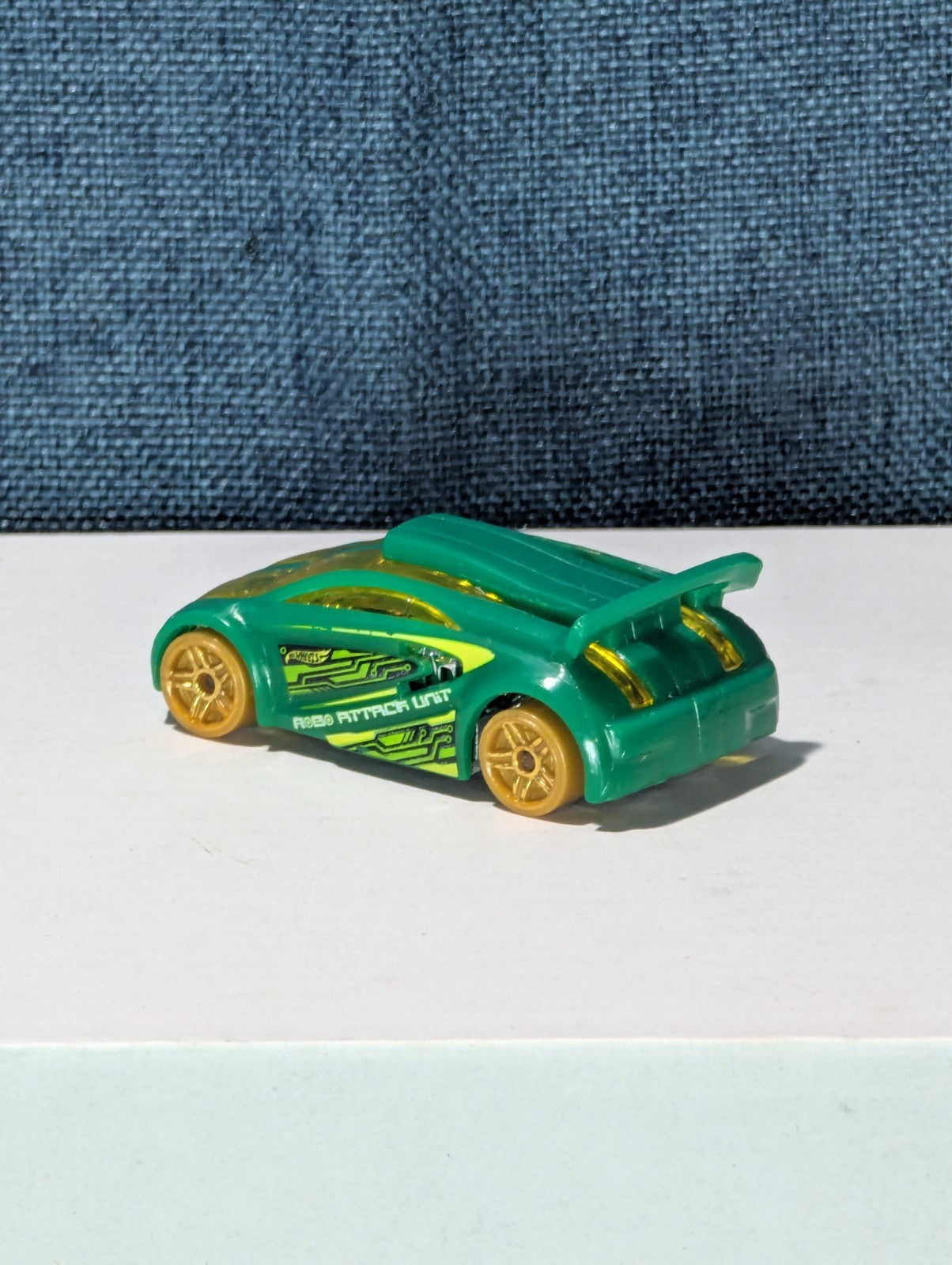Hot Wheels Technetium Green Diecast Car | Nitrobot Attack Set Exclusive | Track