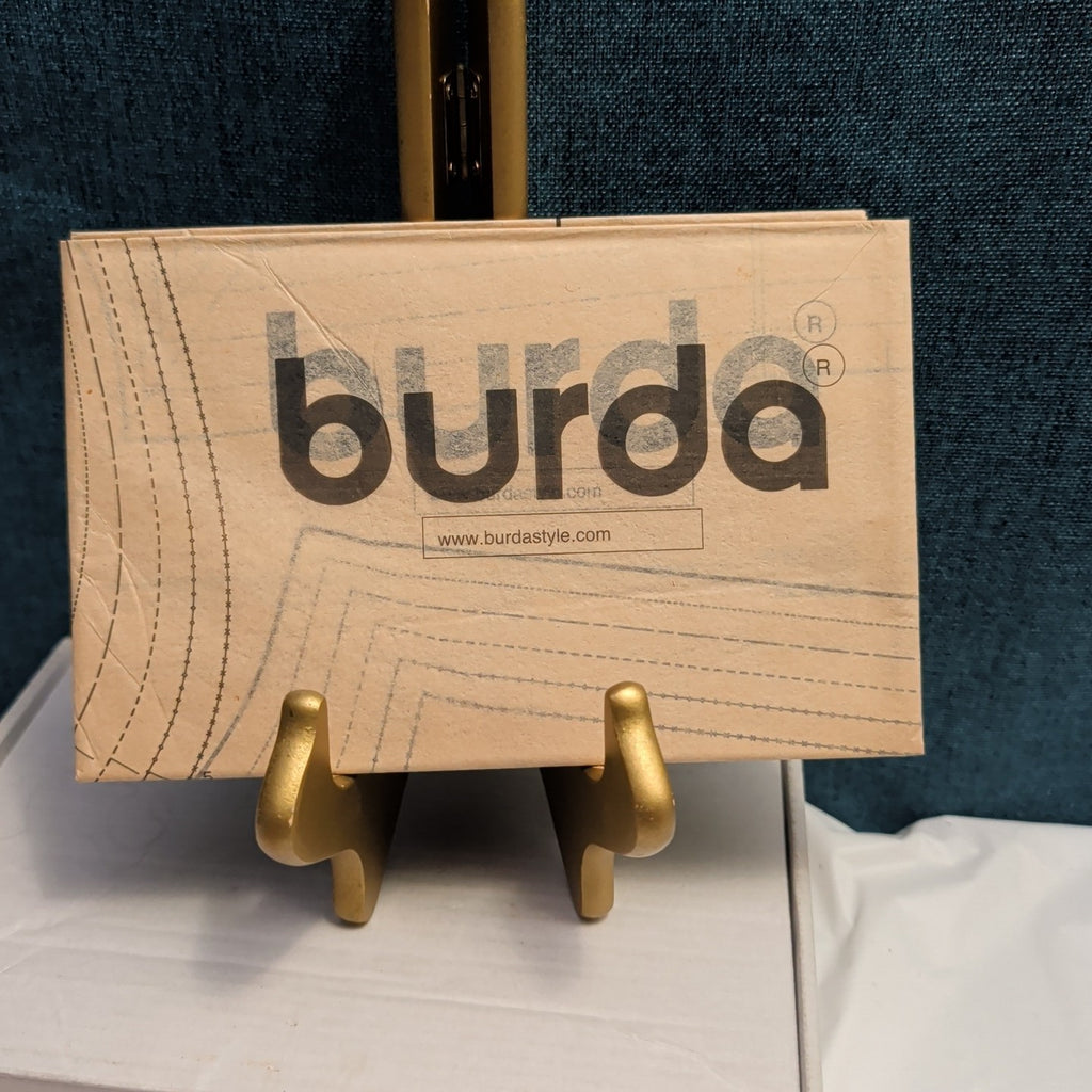 Burda 7525 Men's Shirt Pattern Button Up Tuxedo Bib Band Collar SZ 34-44 UNCUT