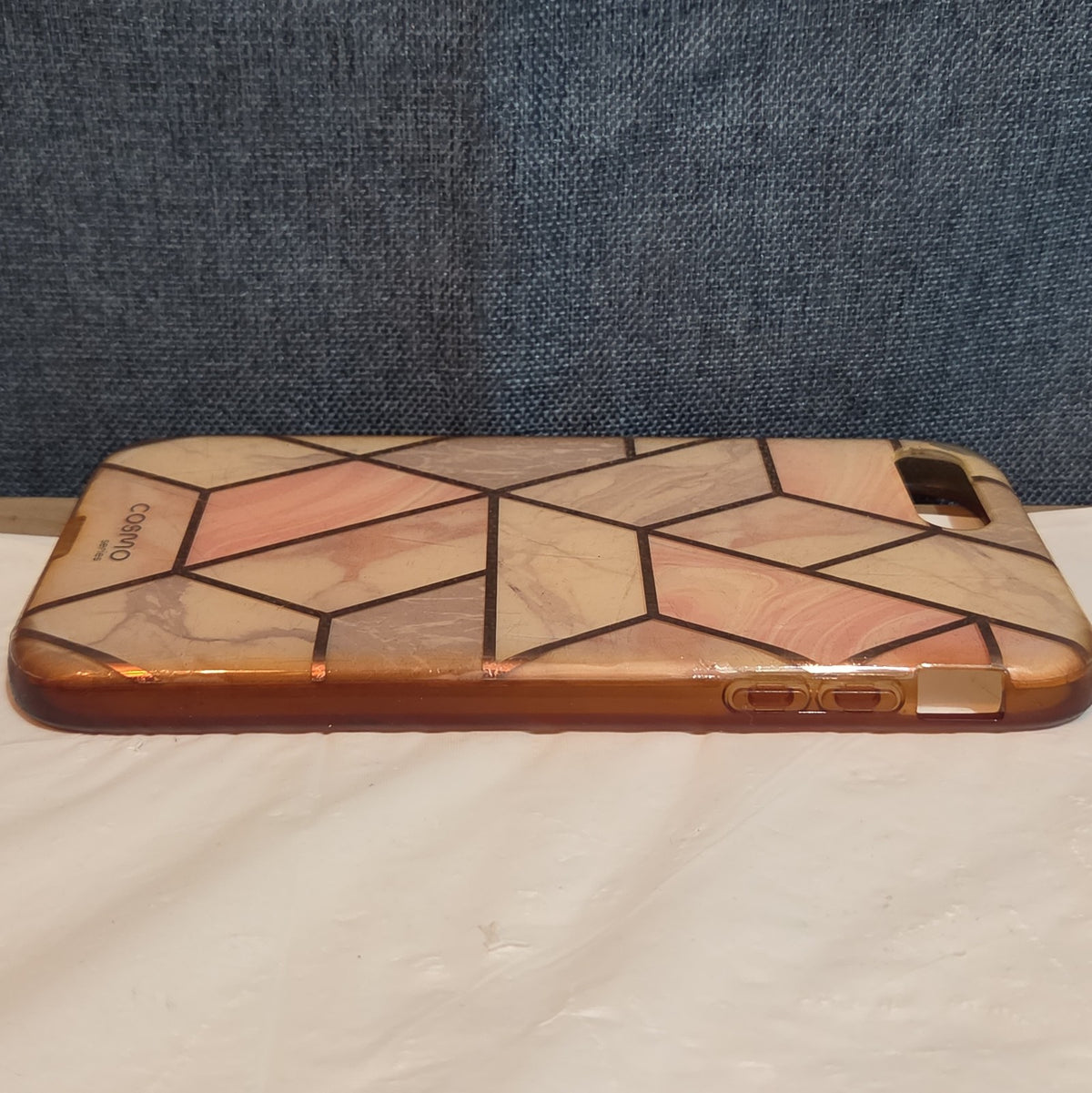 i-Blason Cosmo iPhone 7 Plus 8 Plus Case Pink Marble Rose Gold