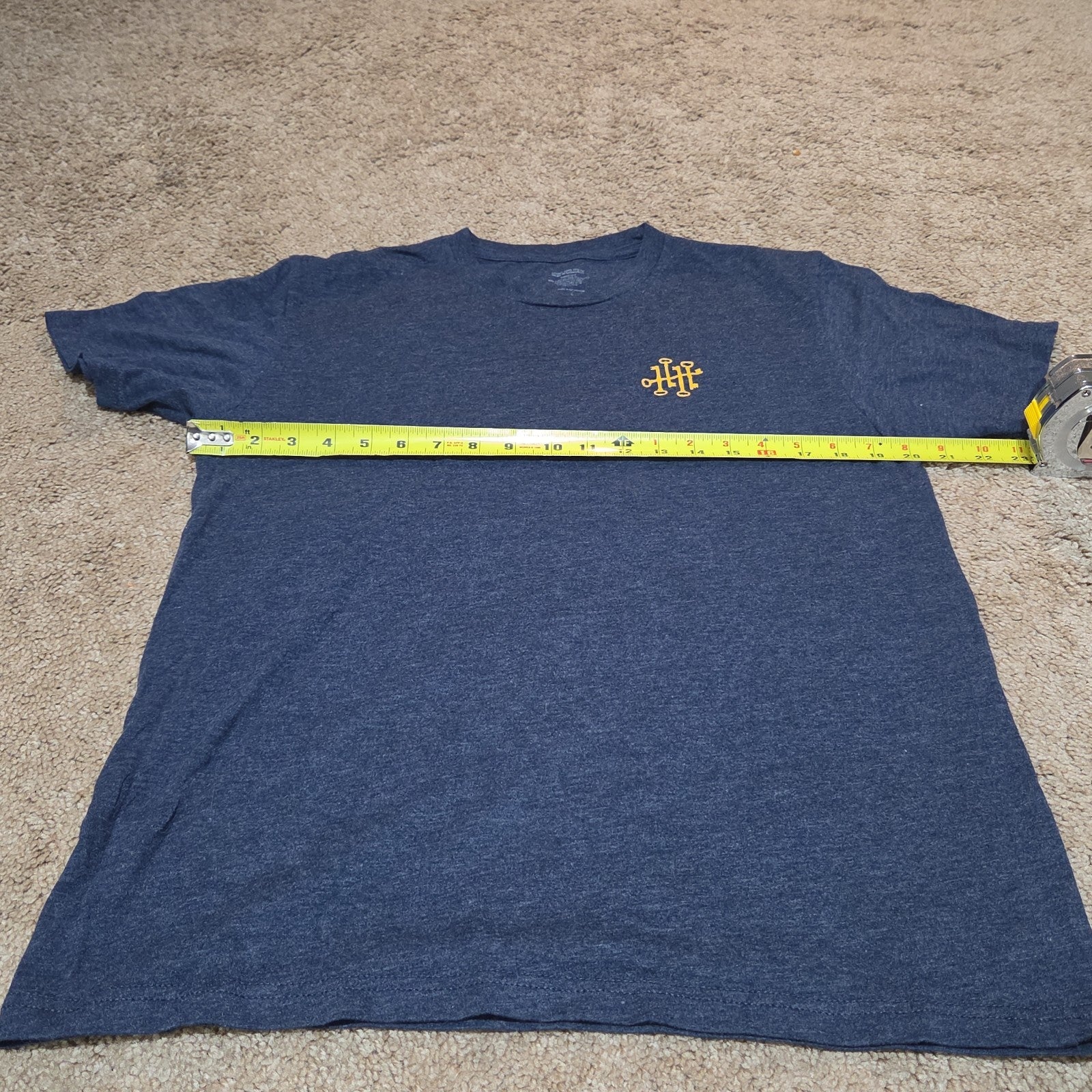 Diageo Tangerine Shirt Large Navy Blue Key Graphic Tee