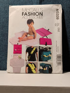 McCall's M5339 Diaper Bag Pattern 2007 Tote Changing Mat Bottle Bag UNCUT Kit