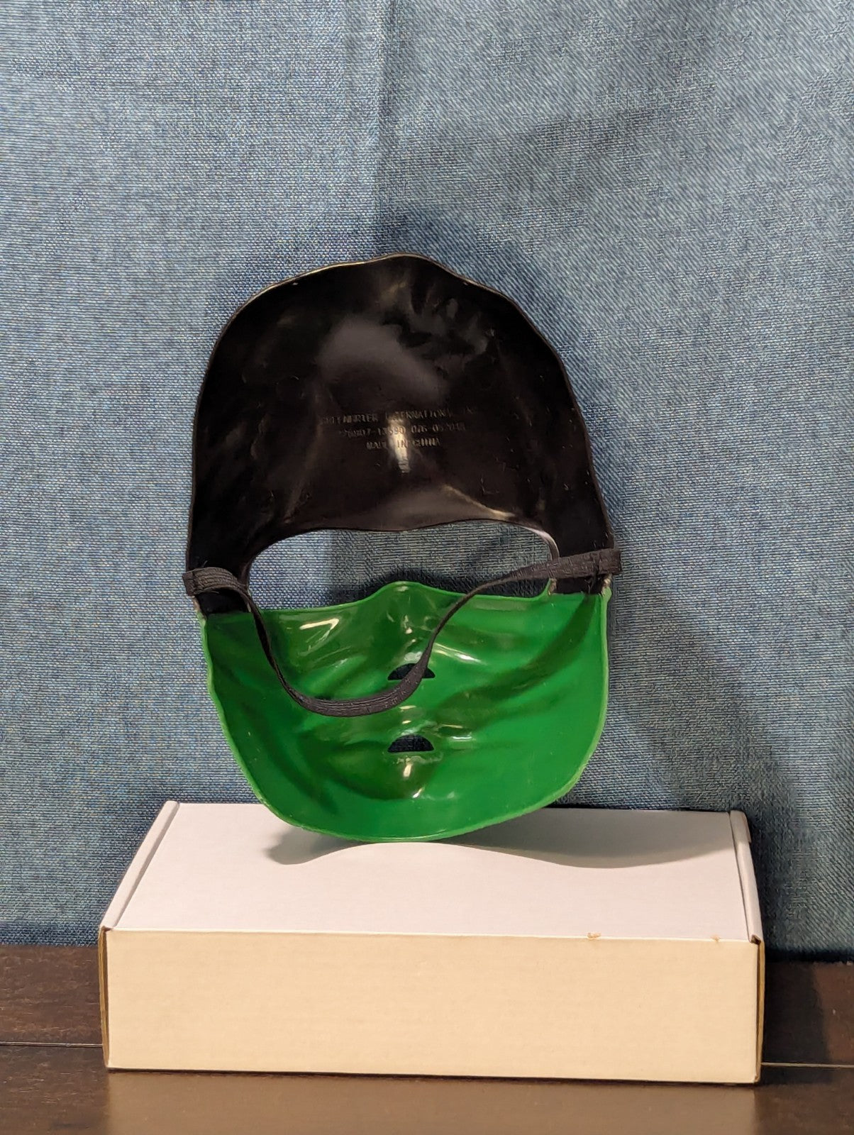 Kids Ninja Mask Green & Black Halloween Costume Accessory Dress Up Half Mask