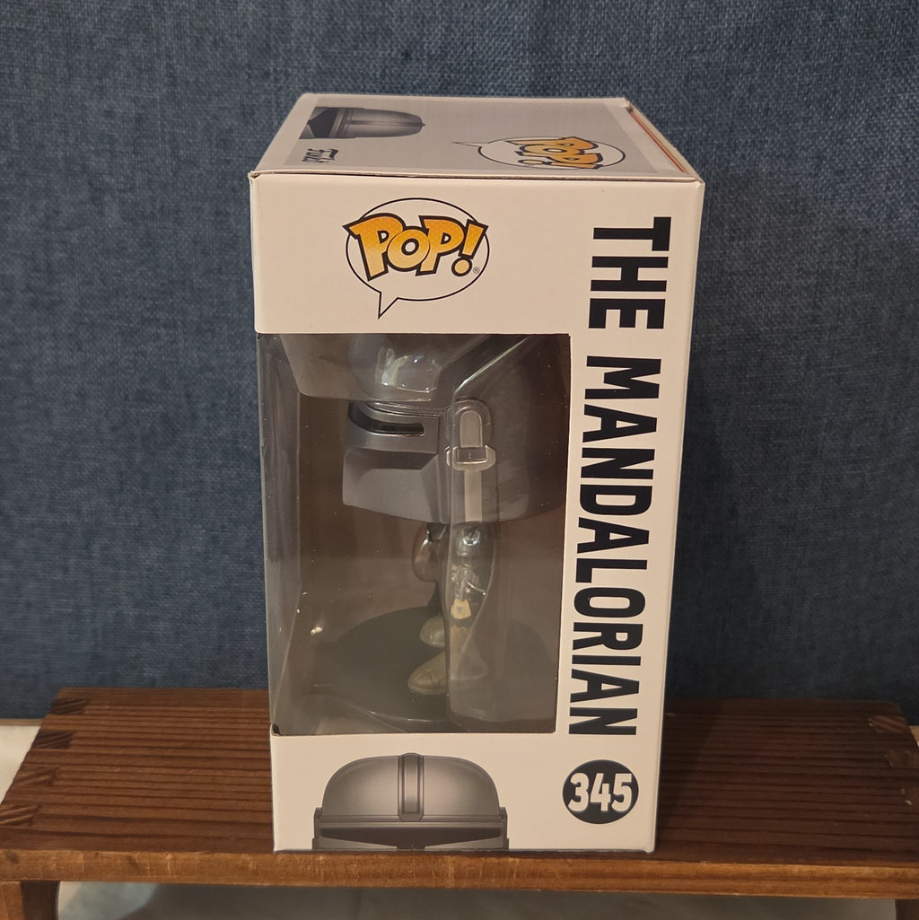 Funko Pop Star Wars The Mandalorian #345 Beskar Vinyl Figure with Protector
