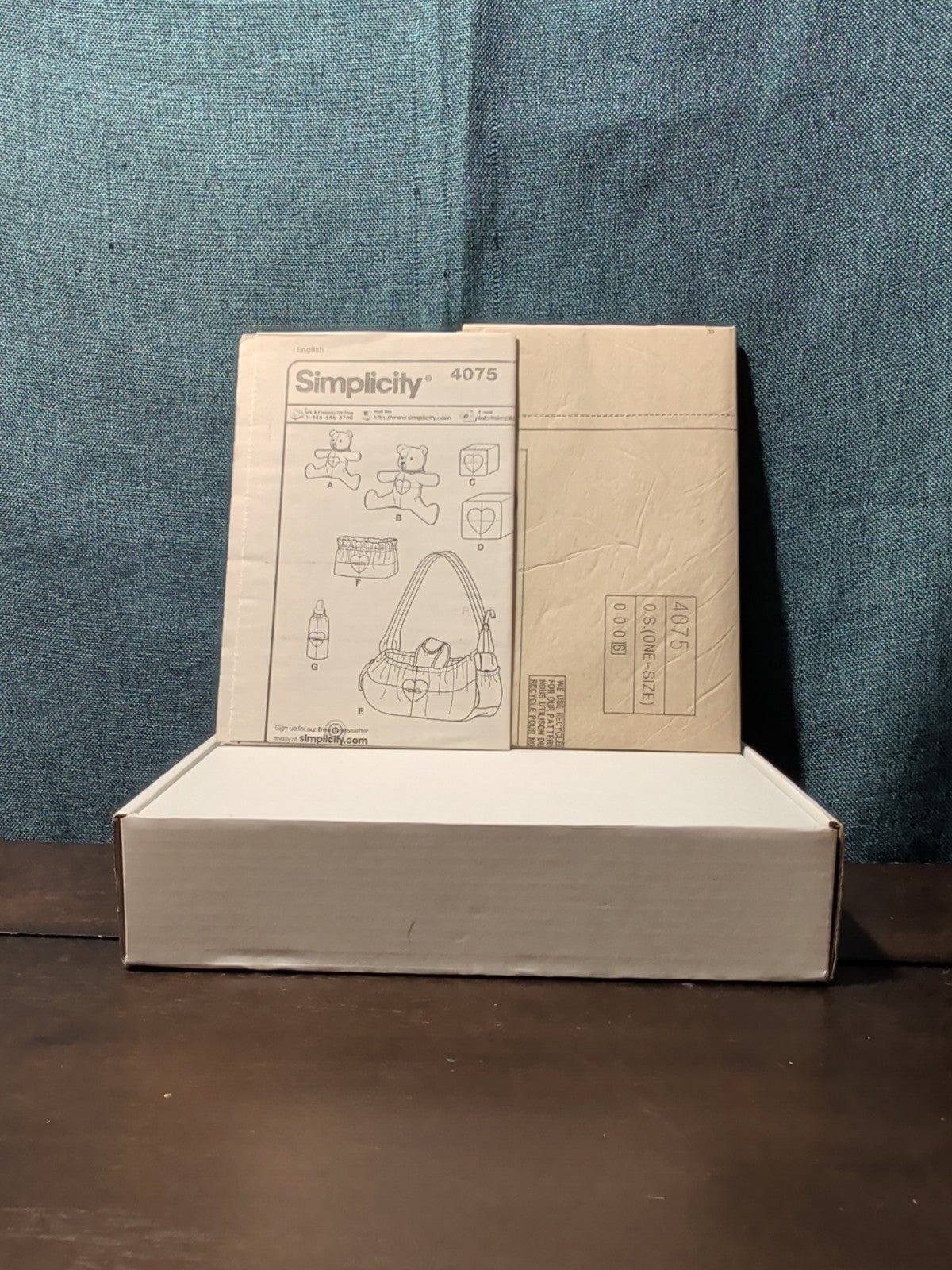 Simplicity 4075 Shirley Botsford Baby Accessories Pattern 2006 Diaper Bag UNCUT