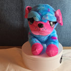 Zuru CoCo Surprise Neon Cone Poppy The Dog Blue & Pink Plush W/ Surprise Inside