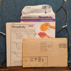 Simplicity 4989 Donna Lang Novelty Wristlet Bag Pattern Y2K