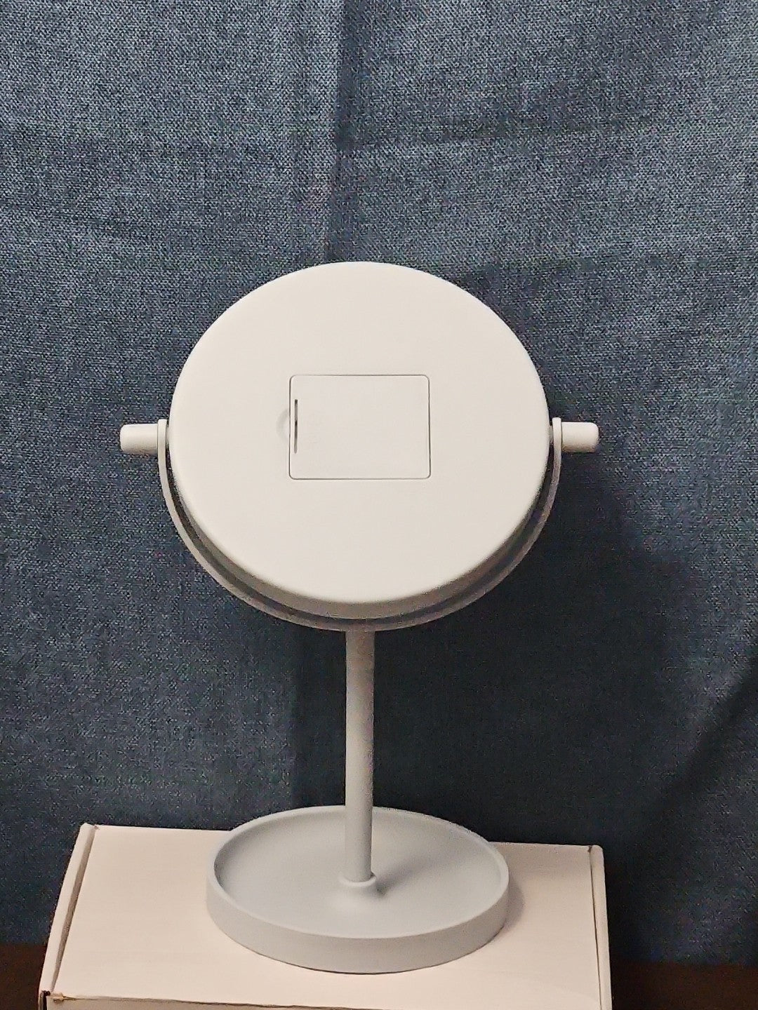 LED Tabletop Vanity Mirror 8.5" Round Makeup Mirror Jewelry Tray Base | Tested