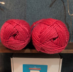 Herrschners Afghan Yarn Lot 2 Skeins 2 Ply  Grapefruit Acrylic 220 Yards Each