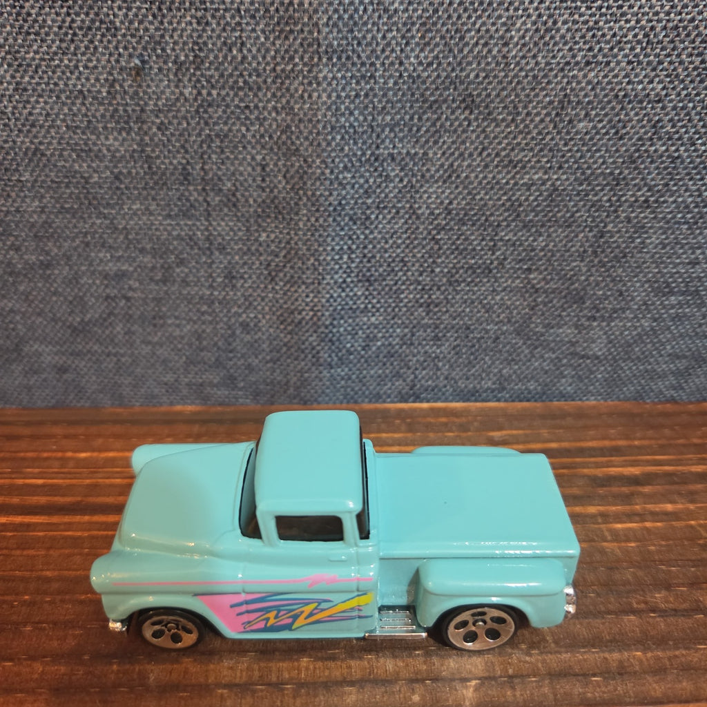 Hot Wheels Flashsider 1956 Chevy Teal Diecast 90s