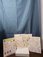 Set of 3 FolkArt One Stroke Painting Worksheet Packs | Flowers #4219 | Reusable