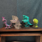 Disney Infinity Monsters Inc 4 Figure Lot Crystal Sulley Mike PVC Loose