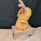 Ty Beanie Boos Coop The Easter Chick Bunny Ears Plush 6" Glitter Eyes NWT