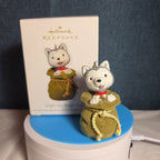 Hallmark Keepsake Jingle Husky Pup Sack Ornament 2011