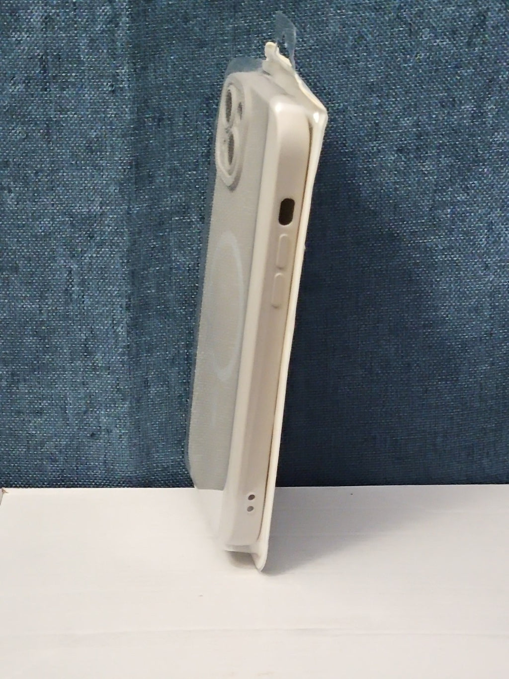iPhone 14 Plus Case MagSafe Magnetic | Stone Beige Silicone | New
